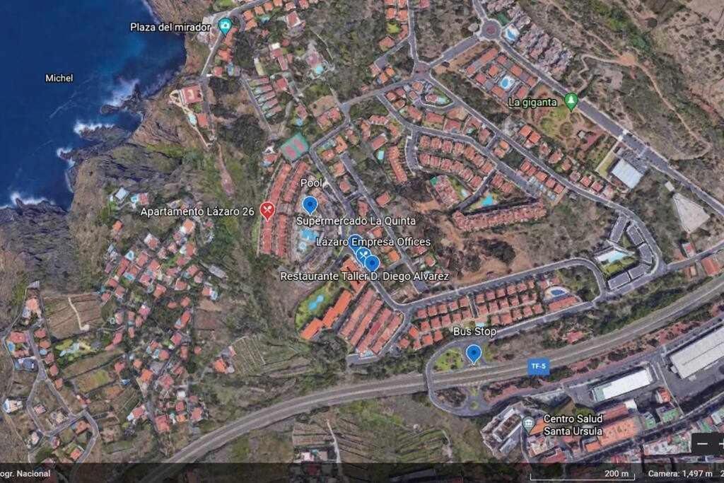 Apartamento Lazaro 26 Terraza Con Vistas Al Mar Santa Úrsula Buitenkant foto